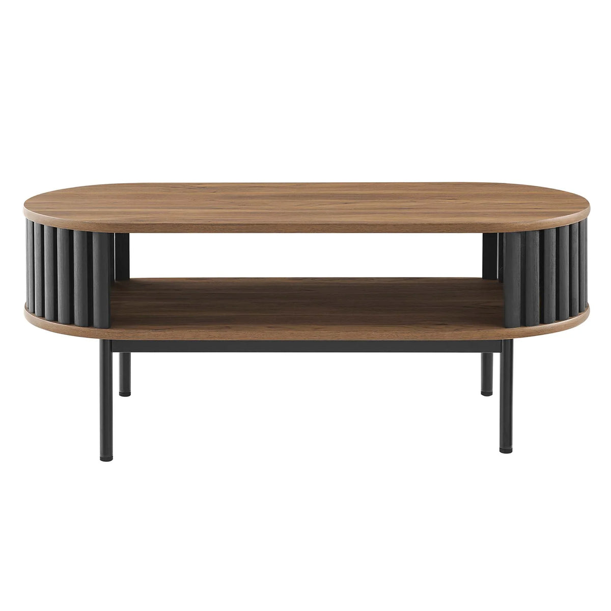 2026 NewModway Fortitude Wood Coffee Table in Walnut Black