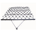 2026 NewField Tuff 4'x4' Steel Drag Rake Field Leveling Harrow with 1/2" Teeth