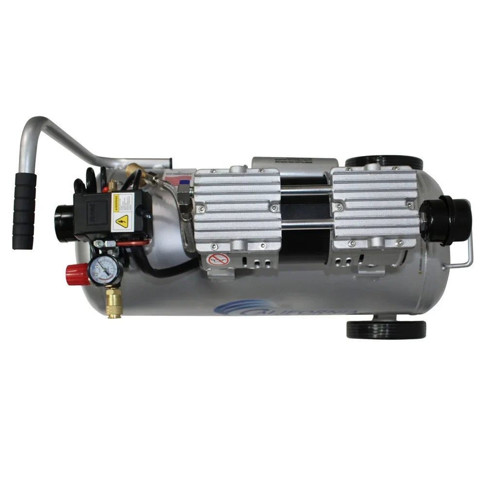 2026 NewCalifornia Air Tools CAT-8010AD 1 HP 8-Gal. Ultra-Quiet and Oil-Free Steel Tank Air Compressor with Auto Drain Valve