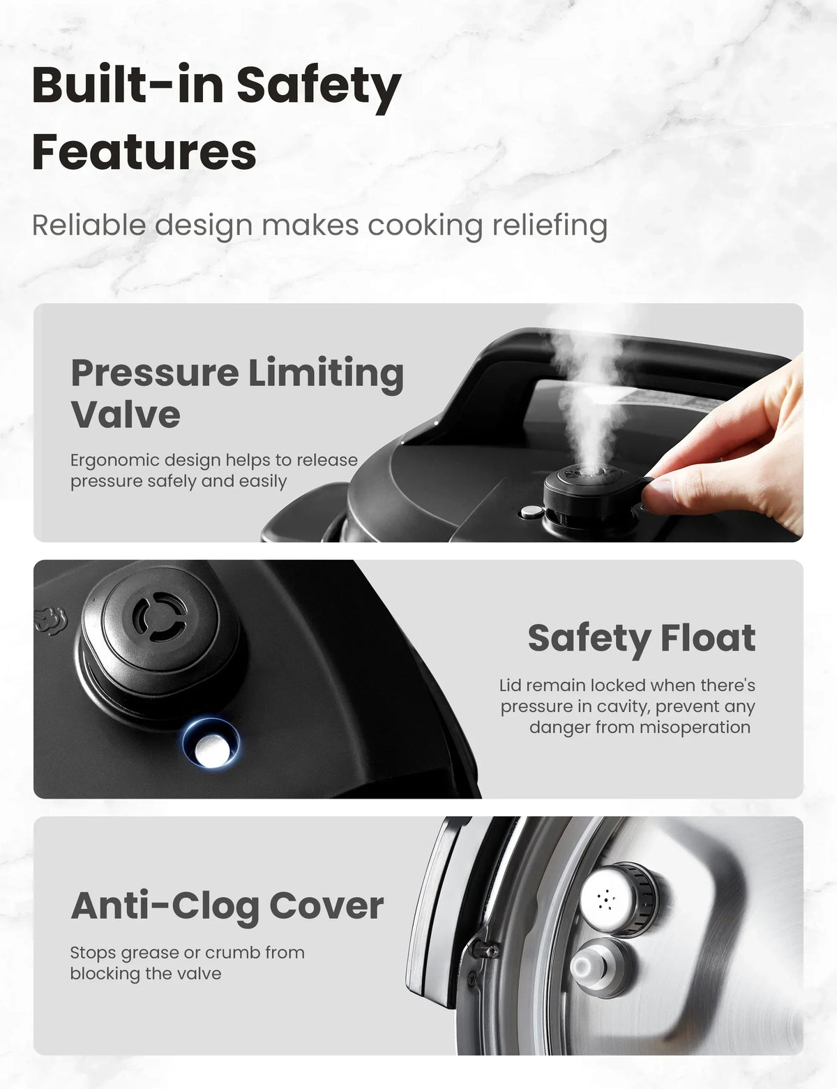 2026 NewCOMFEE" 16 in 1 Electric Pressure Cooker Instant Multi Cooker Olla de Presion Non-Stick Pot Yogurt Maker Rice Cooker Slow Cooker Saut" Steamer 8 Quarts Stainless Steel