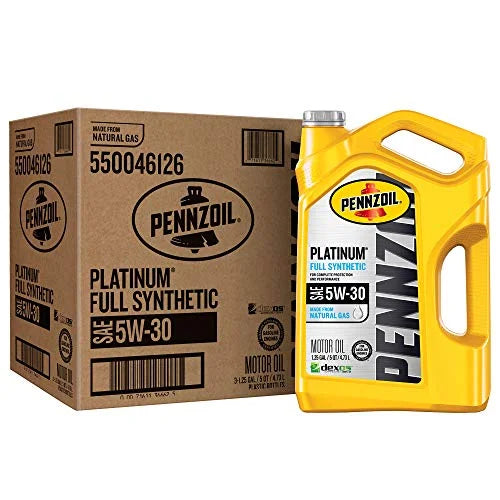 2026 NewPennzoil 550046126-3PK Platinum 5 quart 5W-30 Full Synthetic Motor Oil (SN/GF-5 Jug 3pk.)