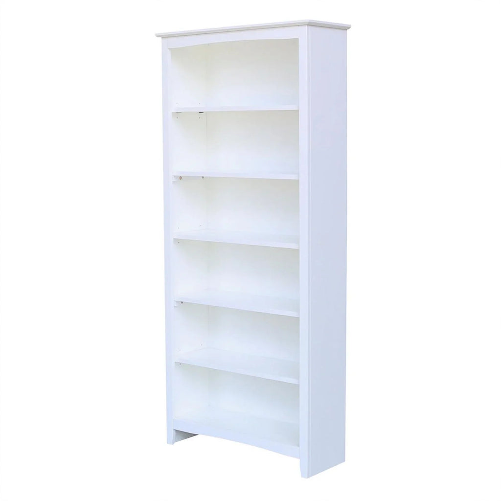 2026 NewInternational Concepts Solid Wood Shaker Bookcase, 72 in H