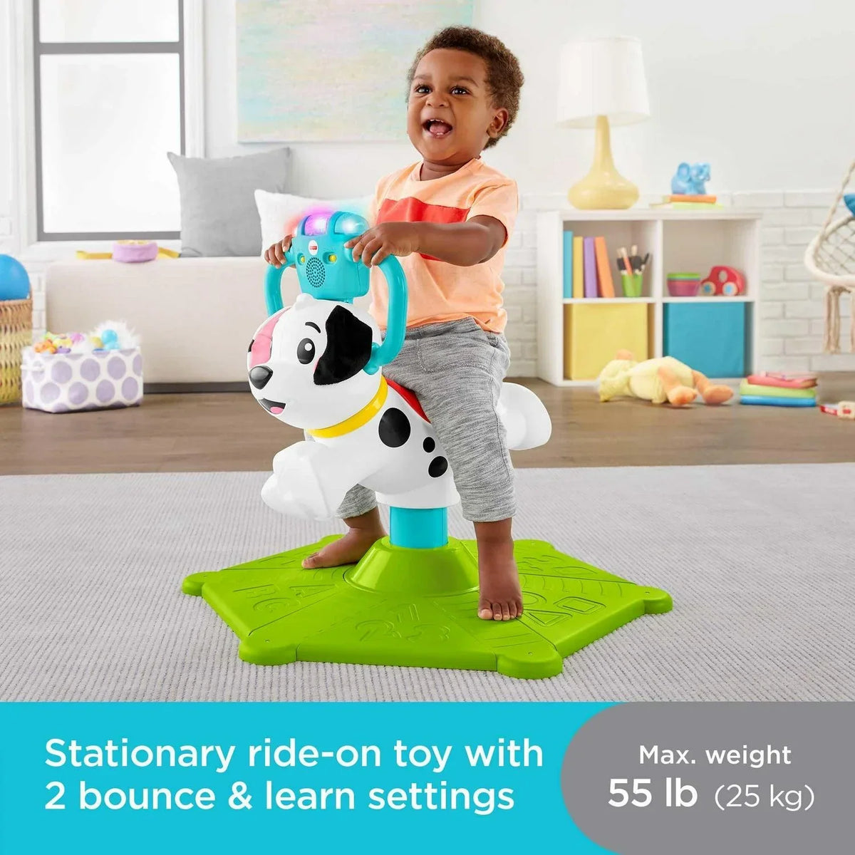 2026 NewFisher-Price Bounce and Spin Puppy