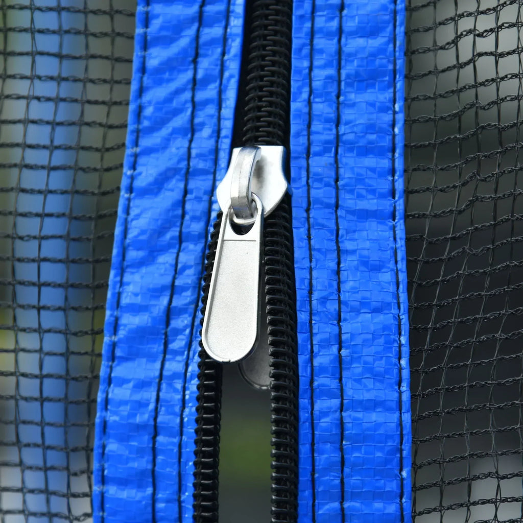 2026 New14FT Outdoor Trampoline with Safety Enclosure, Steel Tube Frame, Ladder & Secure Net - Heavy Duty, Blue
