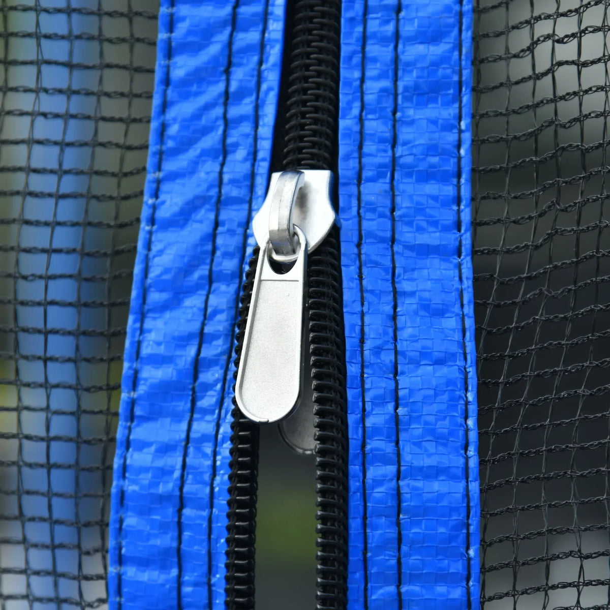 2026 New14FT Outdoor Trampoline with Safety Enclosure, Steel Tube Frame, Ladder & Secure Net - Heavy Duty, Blue