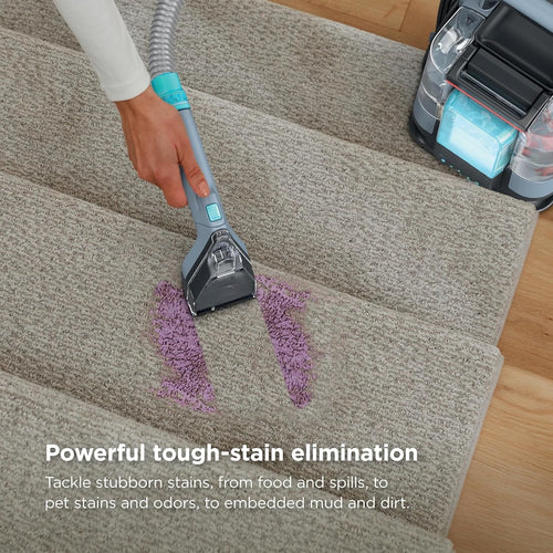 2026 New"StainStriker Portable Carpet & Upholstery Cleaner, XL Tool & Full-Size Cleaning Solution, Stain & Odor Remover, Perfect for Car Interiors, 4 Tools, Nordic Blue, PX202BRN"