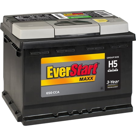 EverStart Maxx Lead Acid Automotive Battery, Group Size 51R, 12 V, 500 CCA