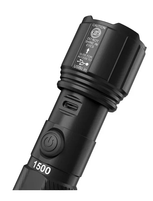 2026 NewDuracell Hybrid Flashlight, 1500 Lumens, 4-count