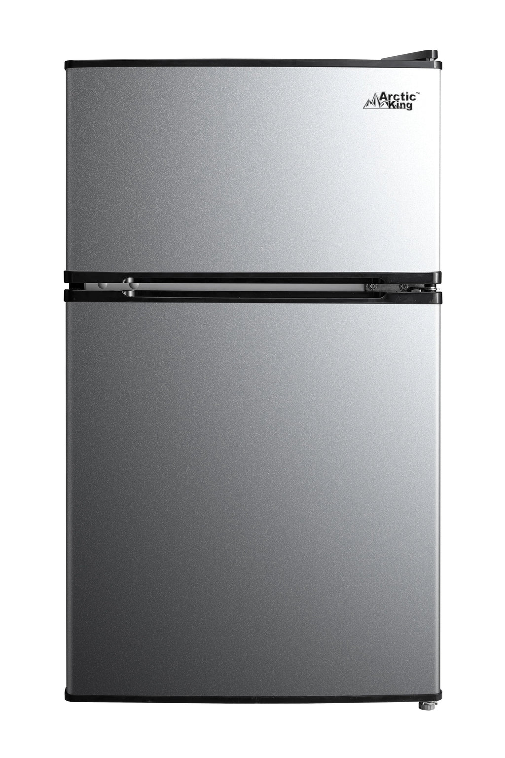 2026 NewArctic King 3.2 Cu ft Two Door Mini Fridge with Freezer, Stainless Steel, E-Star, ARM32D5ASL