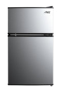 2026 NewArctic King 3.2 Cu ft Two Door Mini Fridge with Freezer, Stainless Steel, E-Star, ARM32D5ASL
