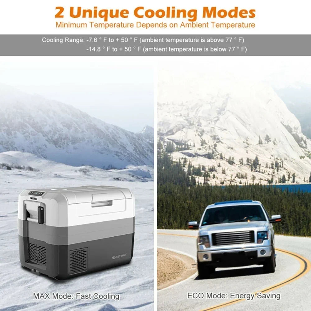 2026 NewAimee Lii 58 Quart Portable Electric Camping Car Cooler, Travel Cooler, Outdoor Picnic Camping Equipment for Camping Hiking Traveling