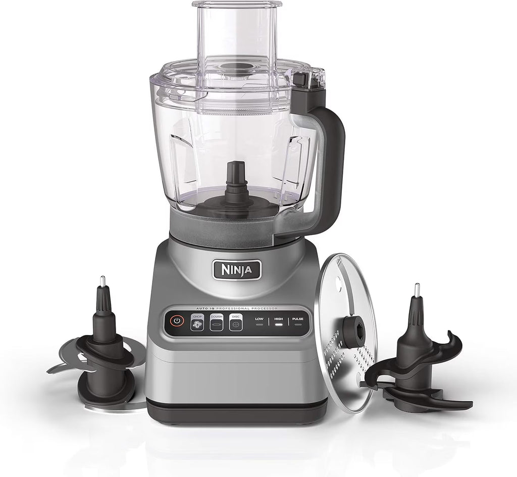 2026 NewRestored Ninja Professional Plus Refurbished 9 Cup Food Processor, Silver (Refurbished)