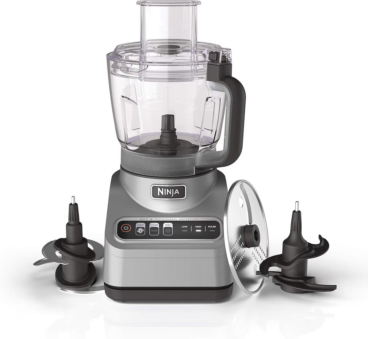 2026 NewRestored Ninja Professional Plus Refurbished 9 Cup Food Processor, Silver (Refurbished)