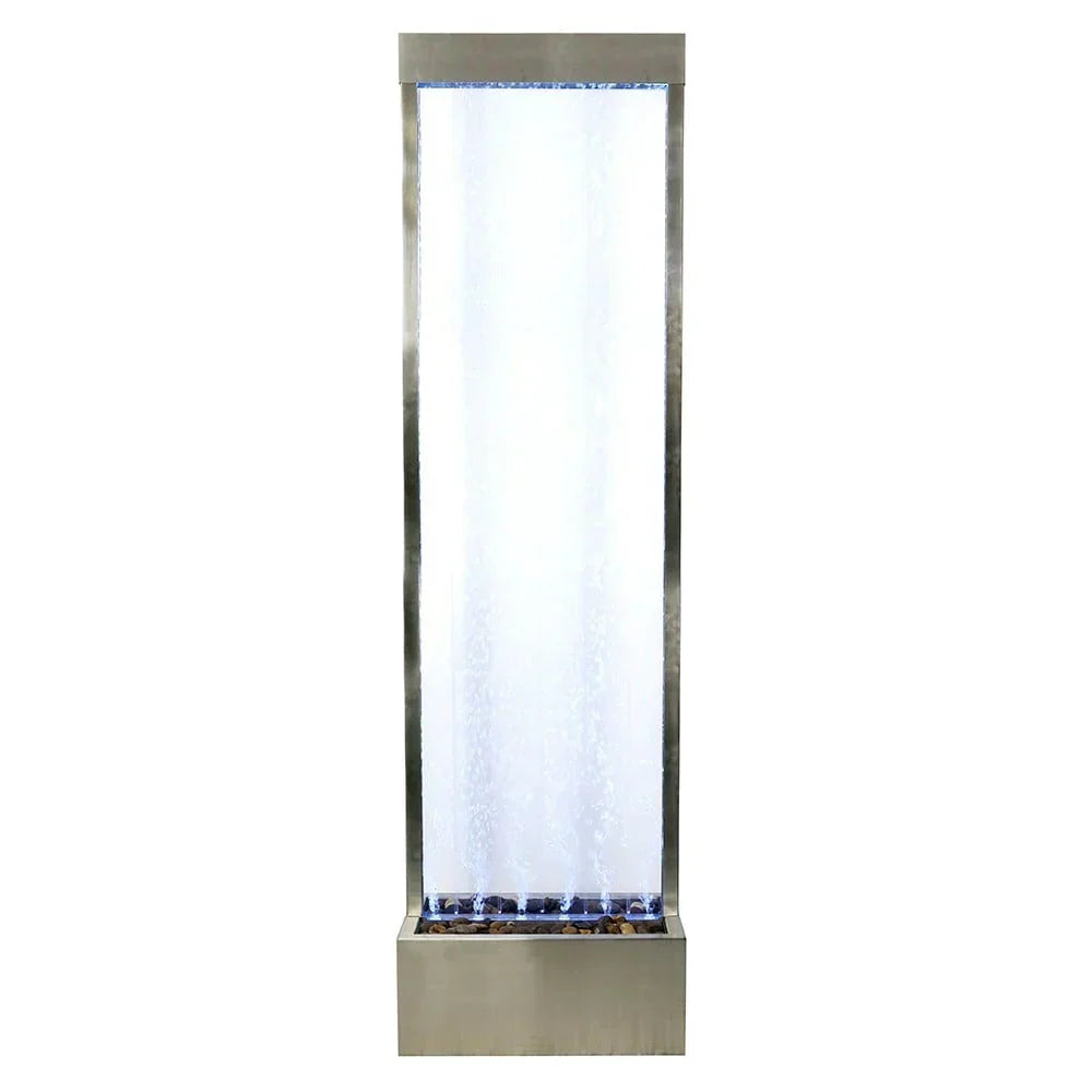 2026 New72'' Acrylic Bubble Fountain, Standing Bubble Panel, Color Lights/Remote Ctrl