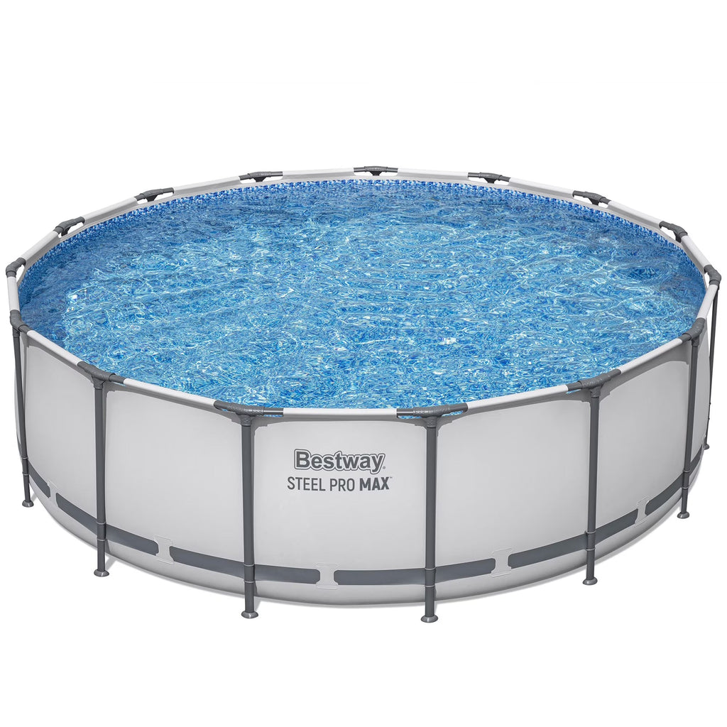 2026 NewBestway: Steel Pro MAX 15' X 48" Above Ground Pool Set - 4231 Gallon, Outdoor Family Pool, Corrosion & Puncture Resistant, Includes Filter, Pump, Ladder & Cover