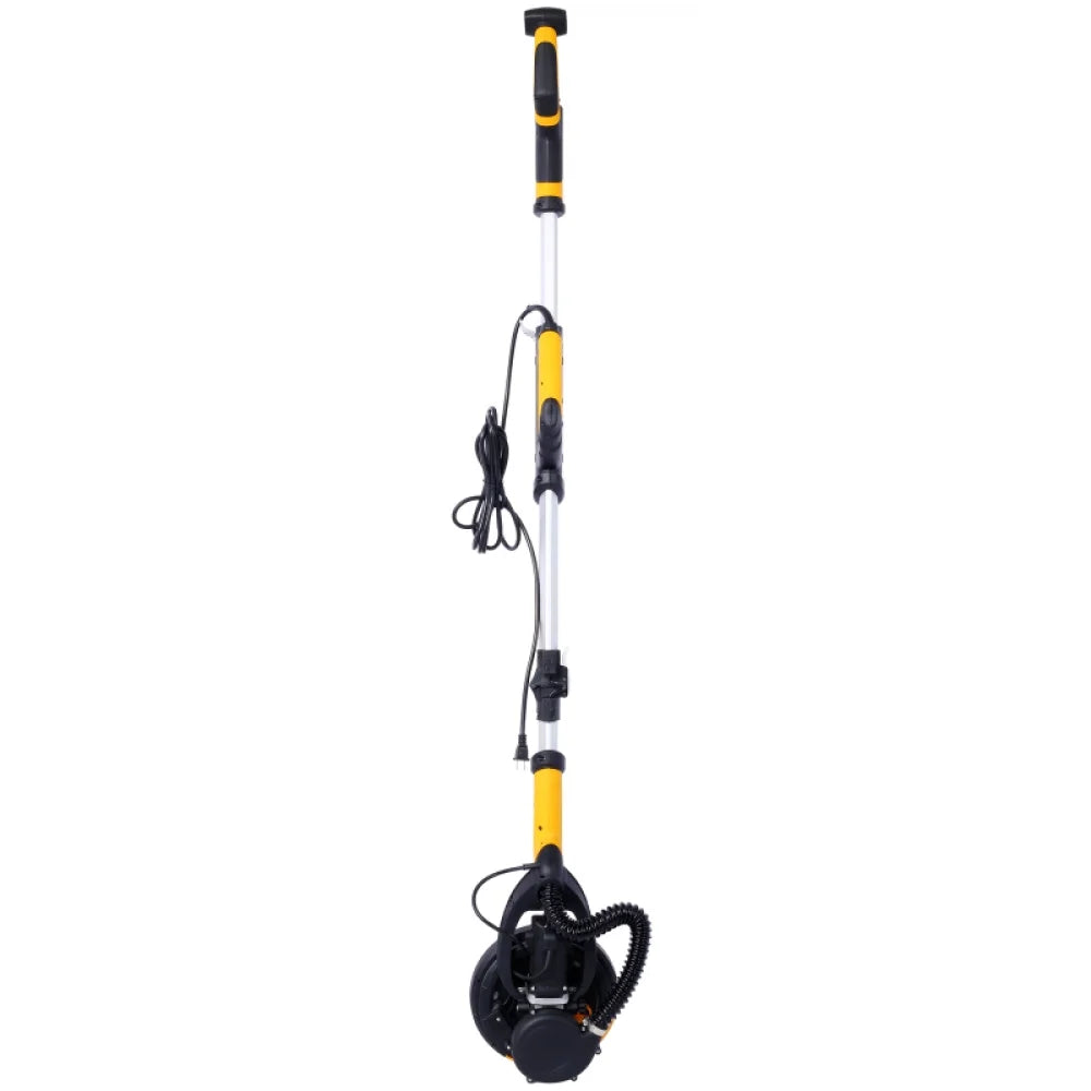 2026 NewDrywall Sander, 780W Electric Drywall Sander with Vacuum Dust Collection 6.5A Motor Dustless Floor Sander with Variable Speed 900-1800RPM, LED Light, Extendable & Foldable Handle,