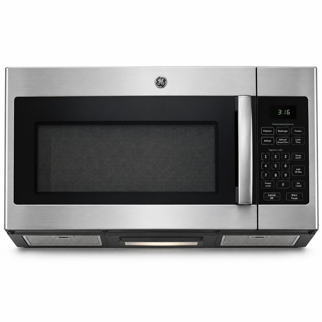 GE 1.6 cu. ft. Over-the-Range Microwave in Stainless Steel JVM3160RFSS