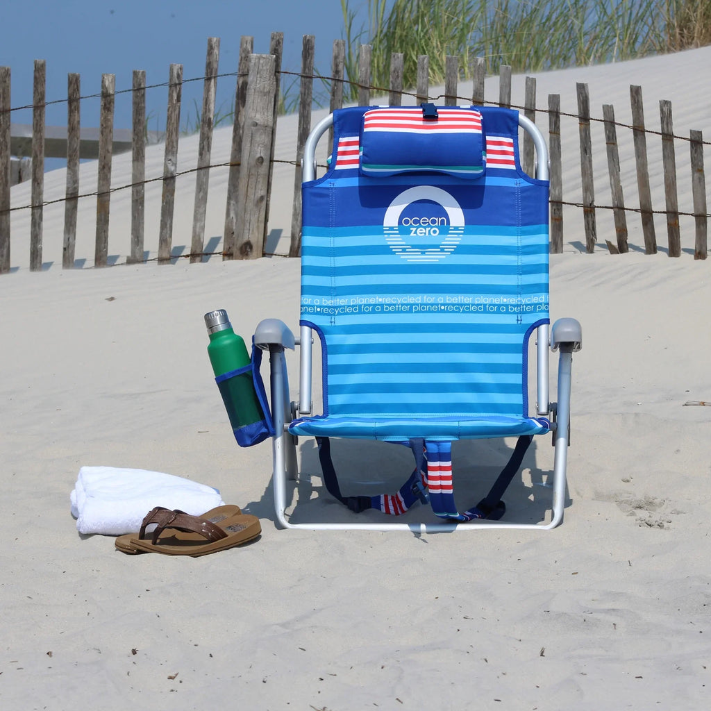 2026 New (2 pack) Ocean Zero Deluxe Backpack Chair Striped