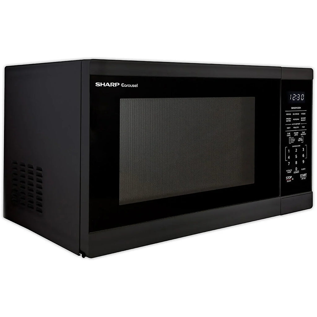 2026 NewSharp 1.4 cu ft Countertop Microwave Oven in Black