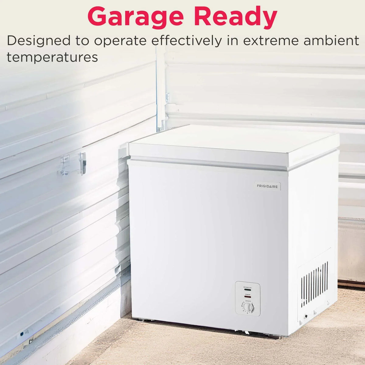 2026 NewFrigidaire, 2.1 Cu. Ft. Chest Freezer, White