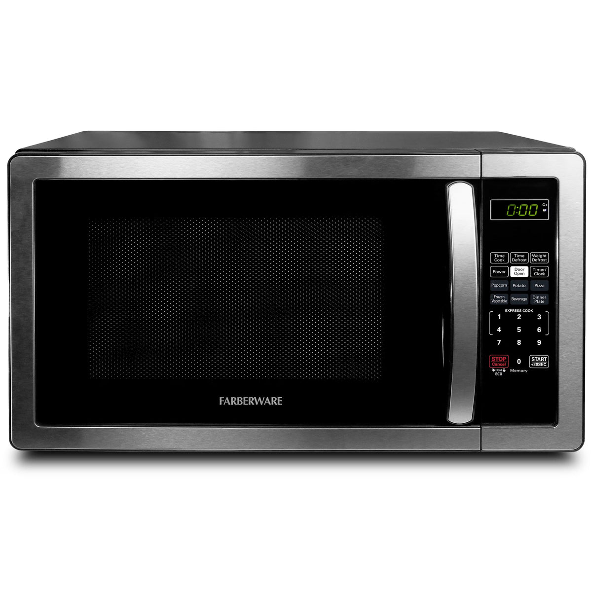 2026 NewFarberware 1.1 Cu. Ft. 1000-Watt Compact Microwave Oven, Black