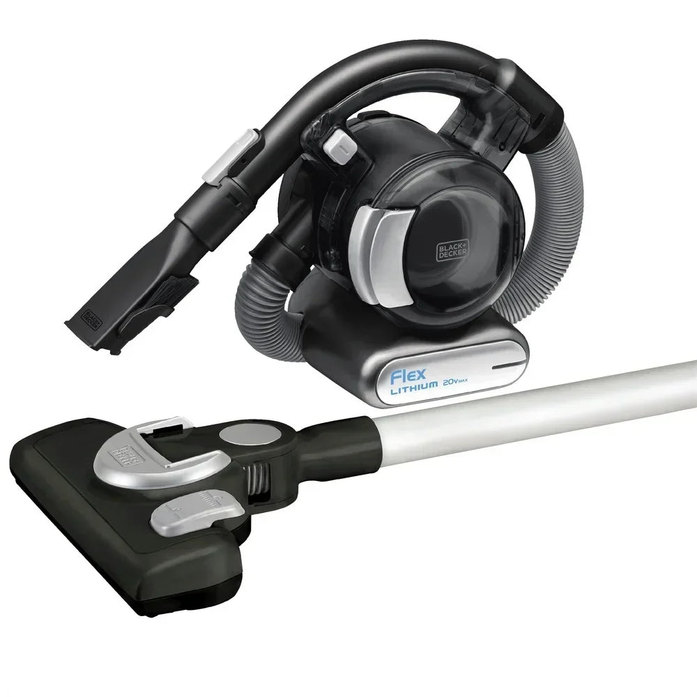 2026 NewBLACK+DECKER DUSTBUSTER 20V MAX* Flex Cordless Stick Vacuum with Floor Head and Pet Hair Brush, (BDH2020FLFH)