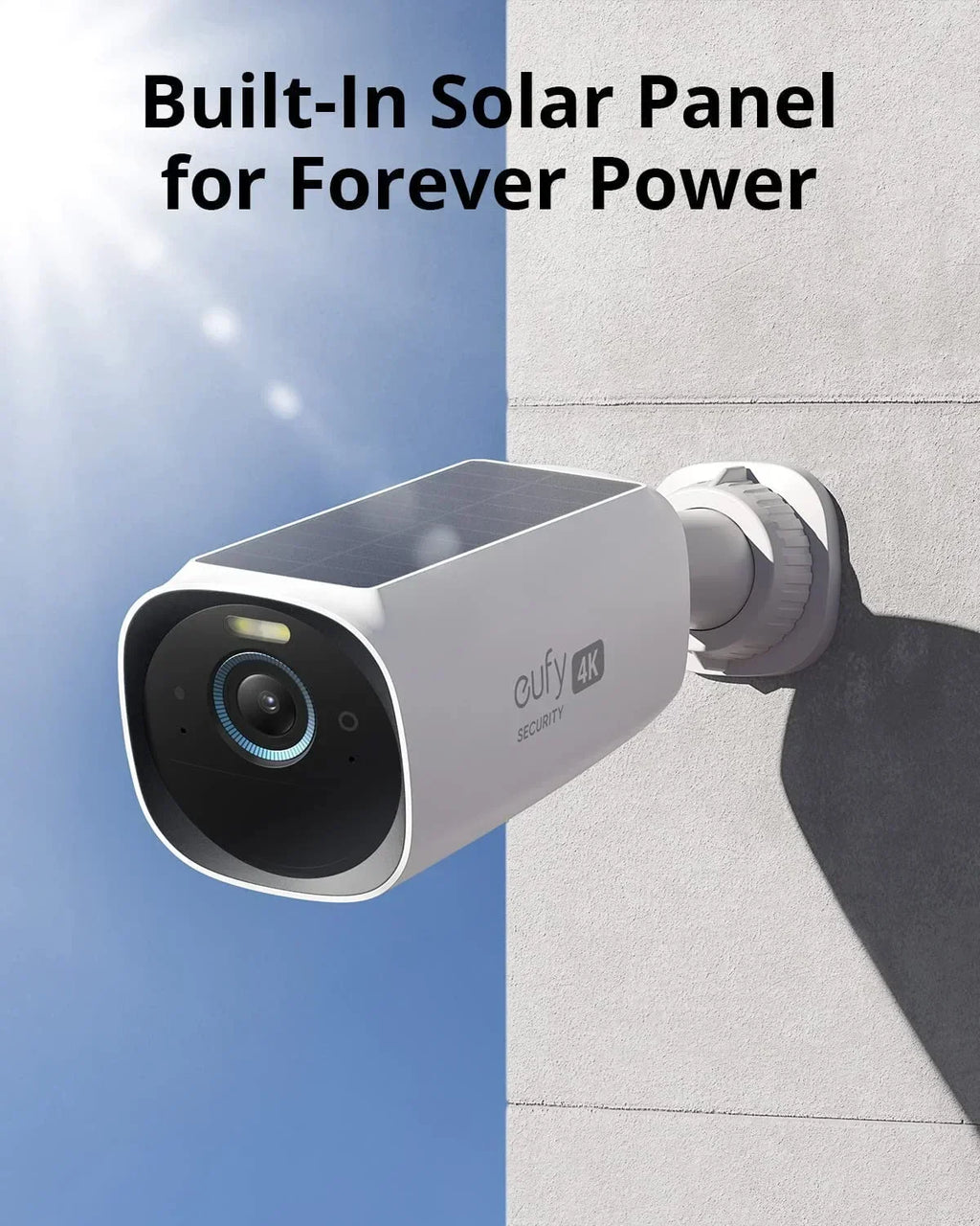 2026 NewEufy eufyCam 3 S330 Outdoor 4K Network Camera, Color, White
