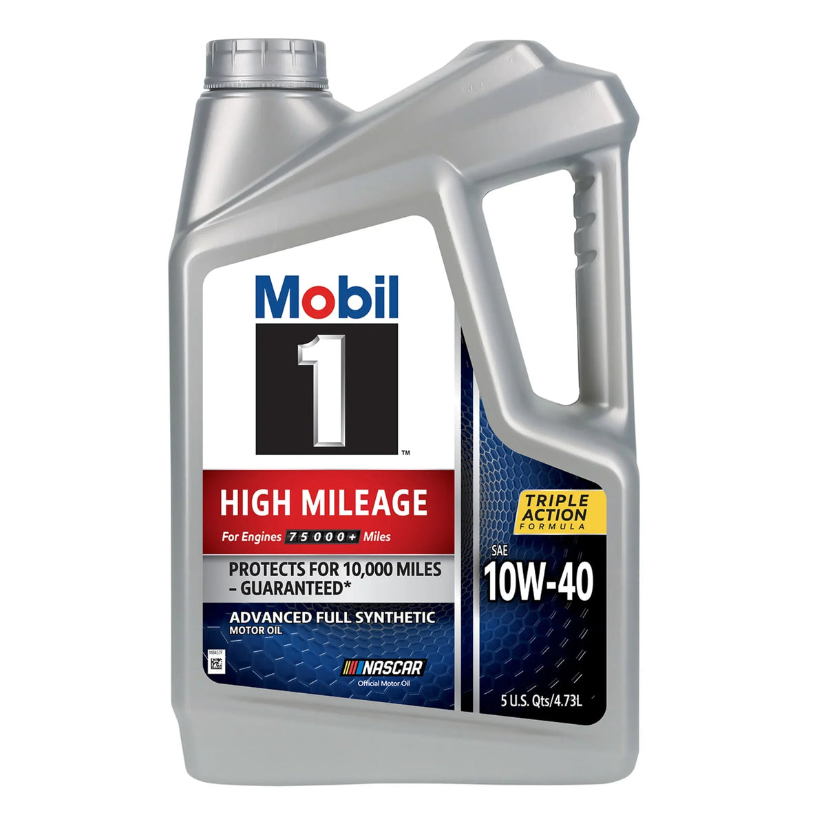 2026 NewMobil 1 High Mileage Full Synthetic Motor Oil 10W-40, 5 Quart (Pack of 3)