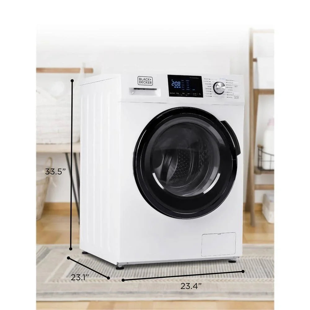 2026 NewBLACK+DECKER 2.7 cu. ft. All-in-One Washer and Dryer Combo in White BCW27MW💝 Last Day For Clearance