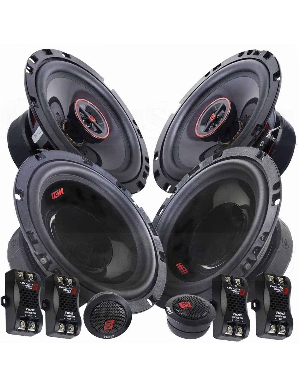 2026 NewCerwin Vega H765C + H7652 HED Series 6.5" Component & 6.5" 2 way Speaker System