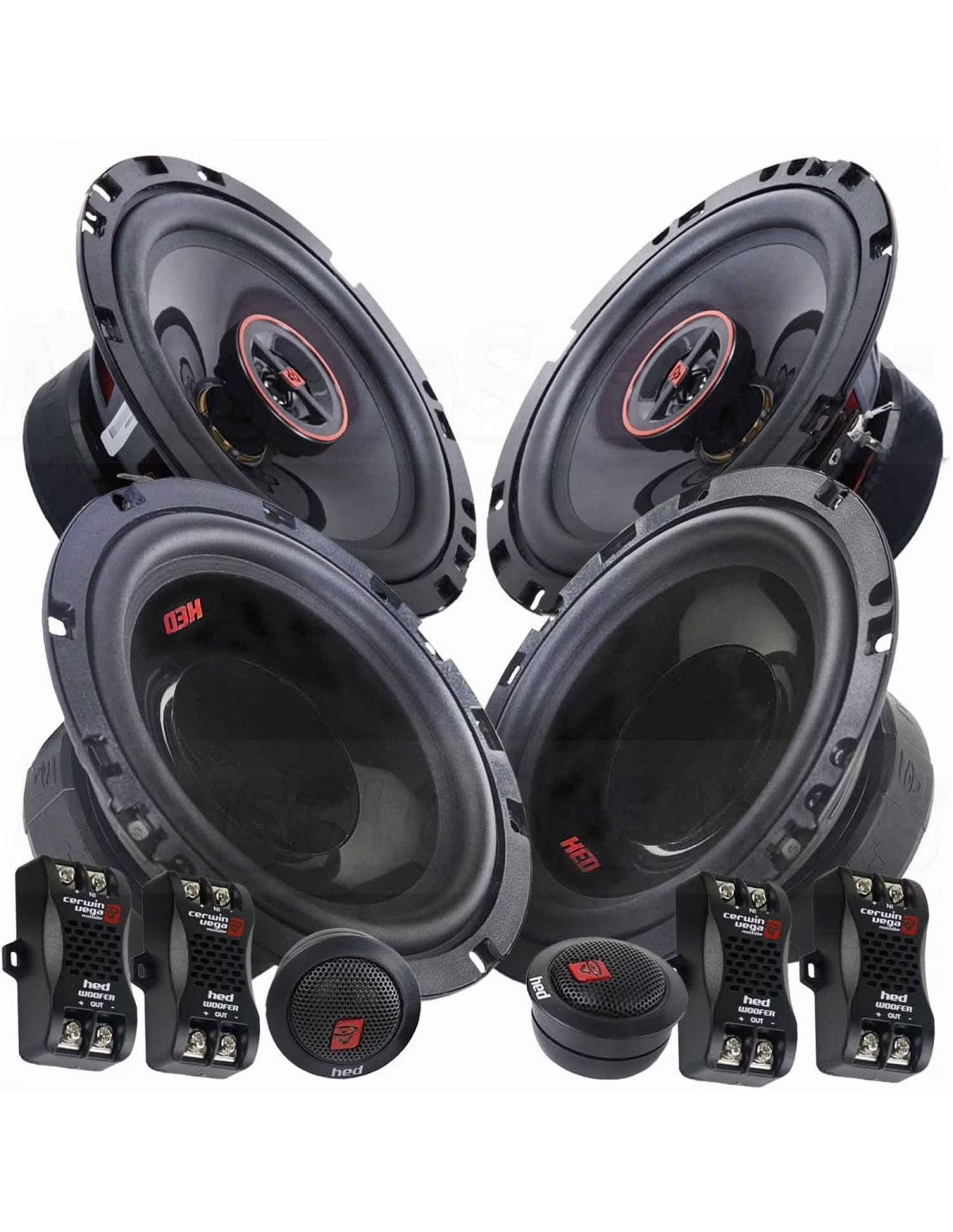 2026 NewCerwin Vega H765C + H7652 HED Series 6.5" Component & 6.5" 2 way Speaker System