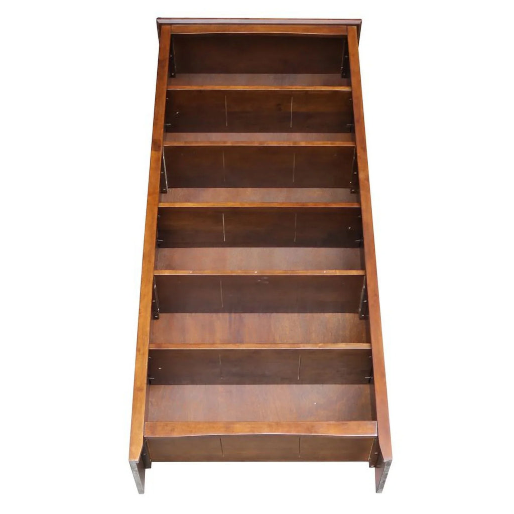 2026 NewInternational Concepts Solid Wood Shaker Bookcase, 72 in H