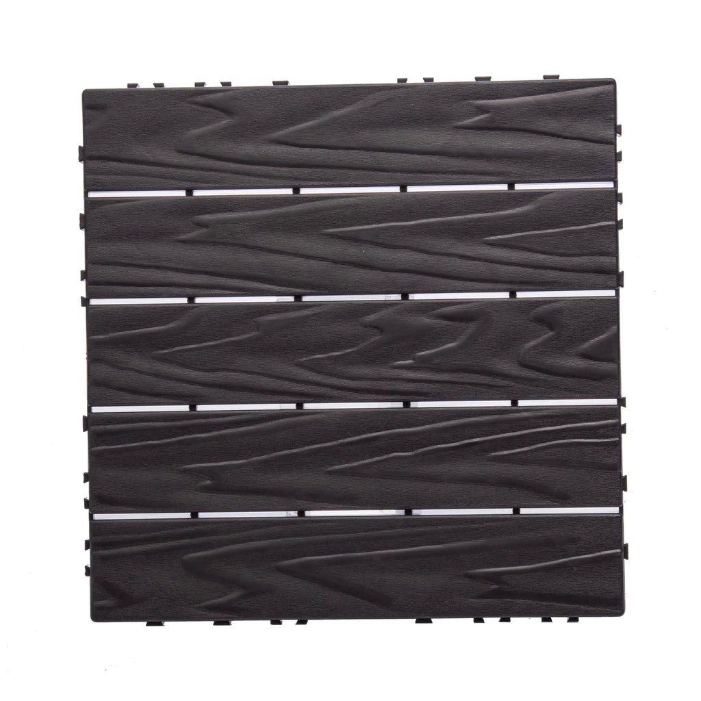 2026 New76-Pack Plastic Interlocking Deck Tiles - 68.80 Sq.Ft Outdoor Plastic Flooring Super Durable & Waterproof All-Weather Indoor/Outdoor