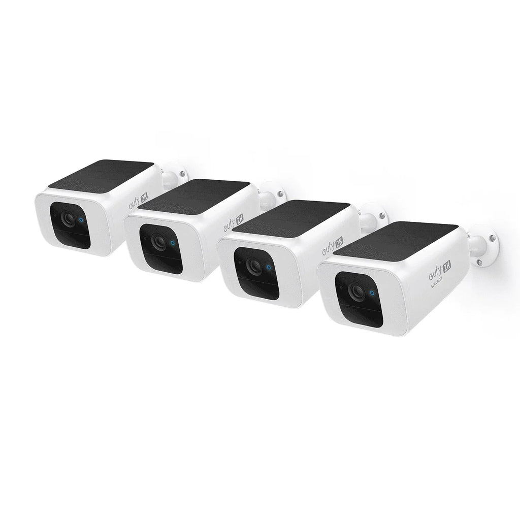 2026 NewEufy SoloCam S230 Solar Security Camera S40, 4K UHD, 4-Cam Kit, White, 4-Pack