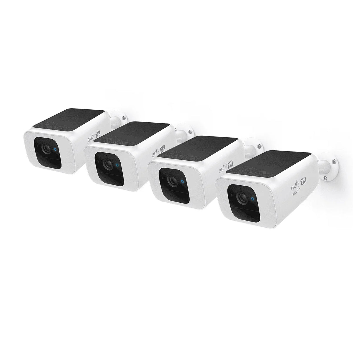 2026 NewEufy SoloCam S230 Solar Security Camera S40, 4K UHD, 4-Cam Kit, White, 4-Pack