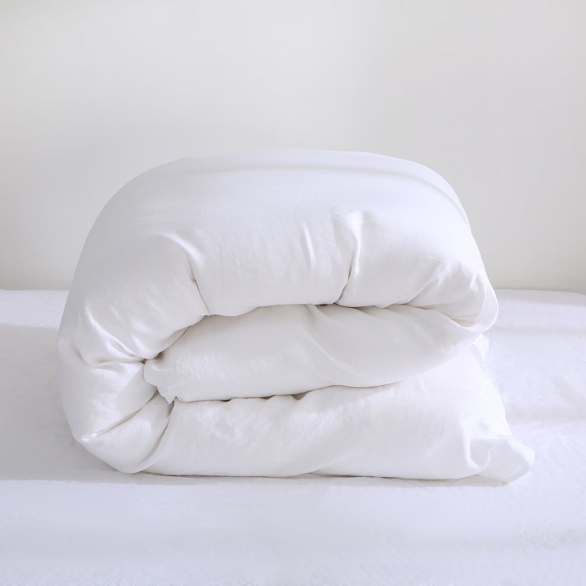 2026 New100% Pure Linen Duvet Cover with Button Closure and Corner Ties Soft & Breathable - Natural Full/Queen