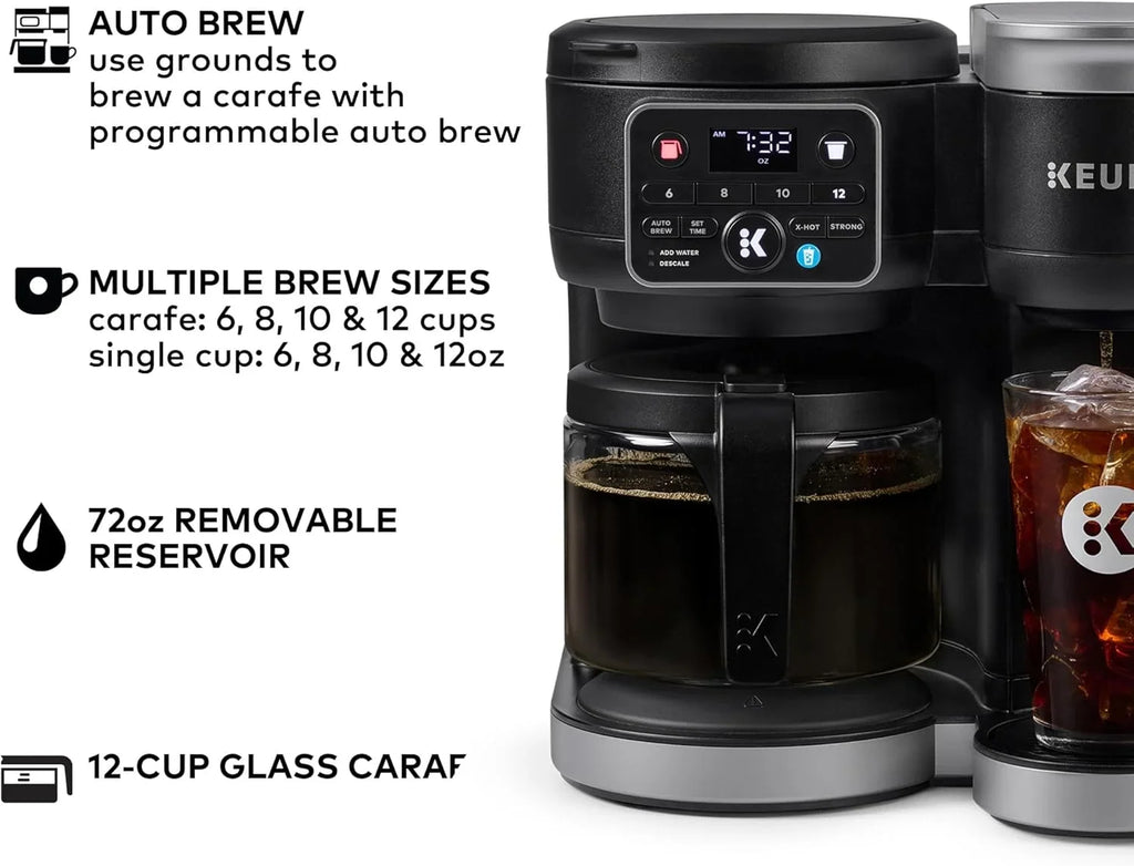 2026 NewKeurig K-Duo Gen 2 Hot & Iced Single Serve & Carafe Coffee Maker