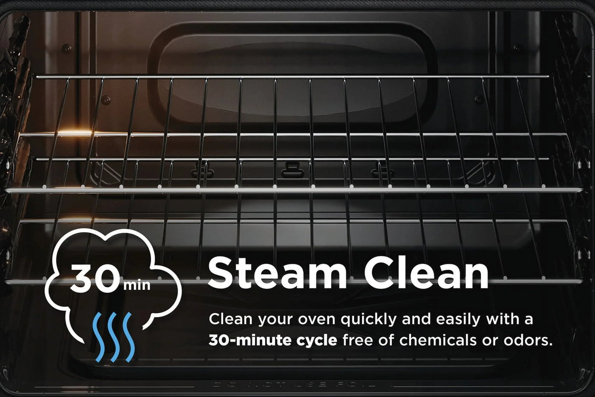 2026 NewFrigidaire FCRE3062AS 30" Electric Range with Steam Clean, Stainless Steel