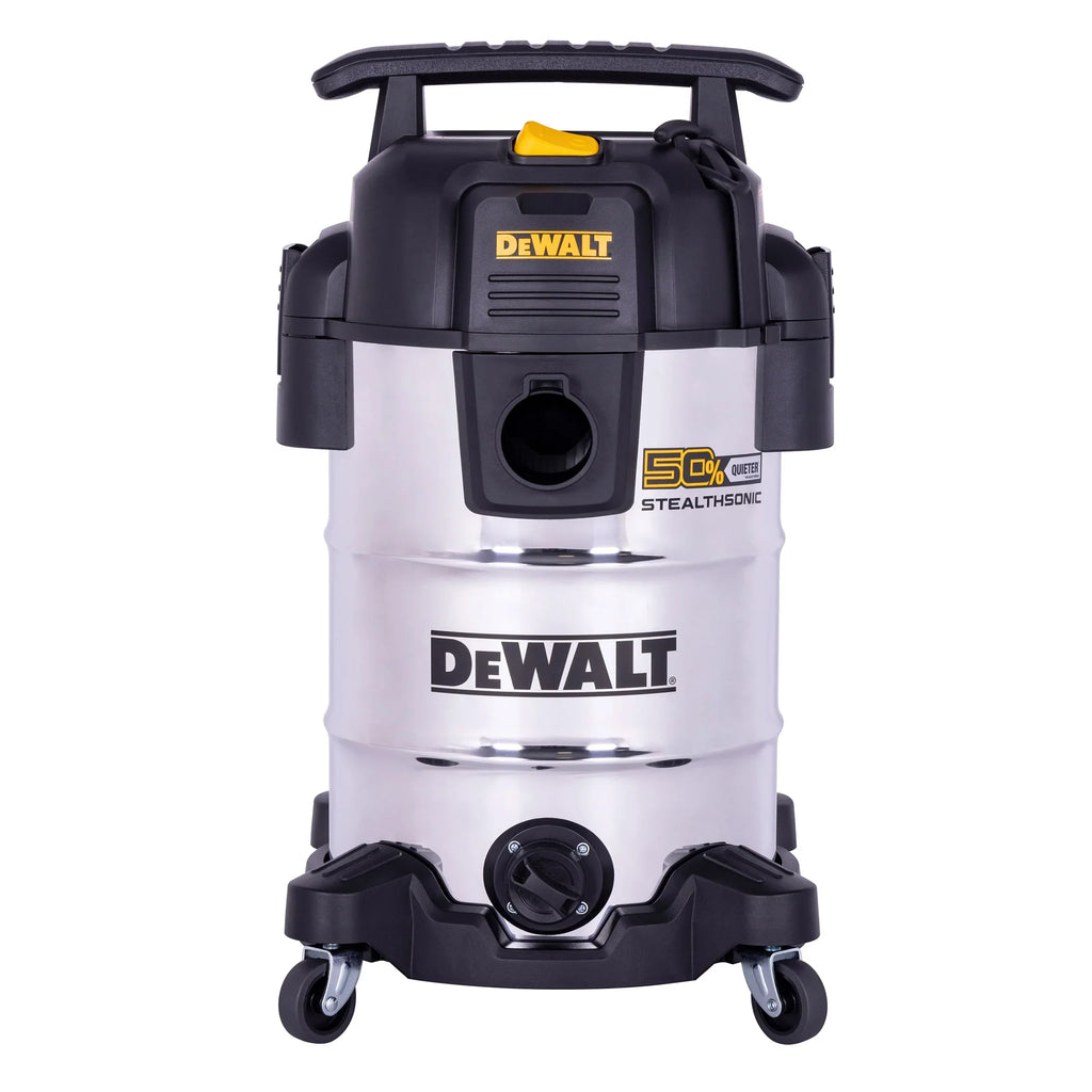 2026 NewDeWalt 8-Gallon 4 HP Stealthsonic Quiet Stainless Steel Wet Dry Vacuum