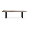 2026 New Modrest Taylor 102" Modern Solid Wood Dining Table in Dark Wood