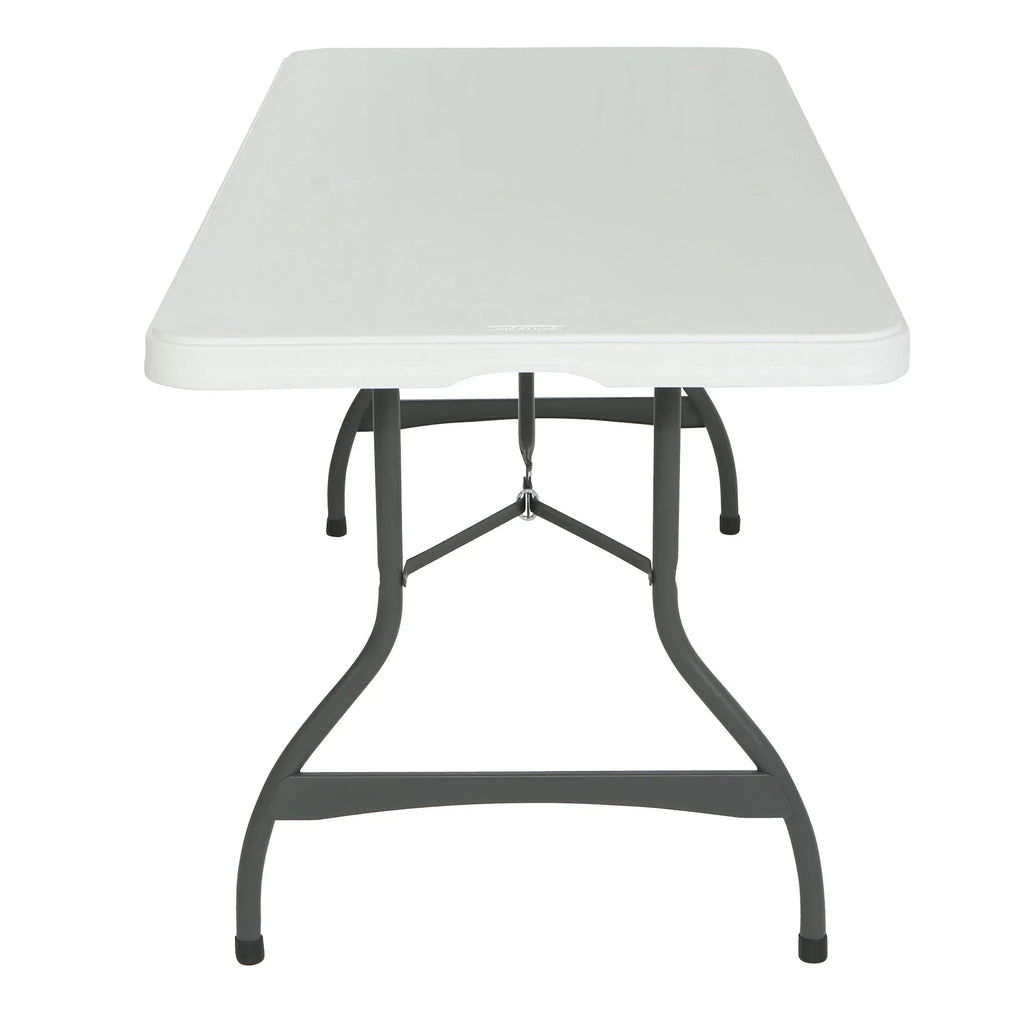Lifetime 6 Foot Rectangle Folding Table, Indoor/Outdoor Commercial Grade, Black (280350)