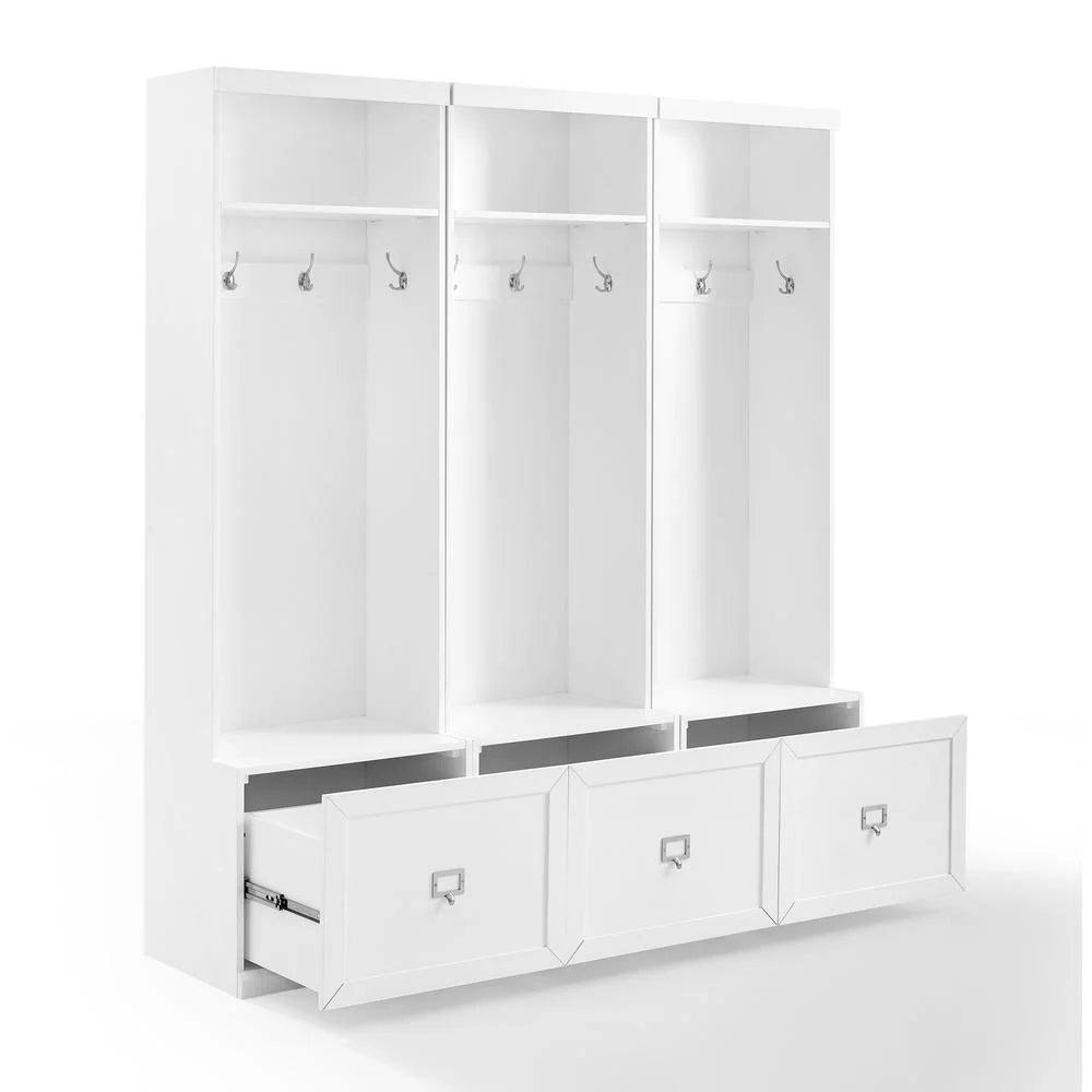 2026 New Crosley Furniture Harper Hall Tree in White