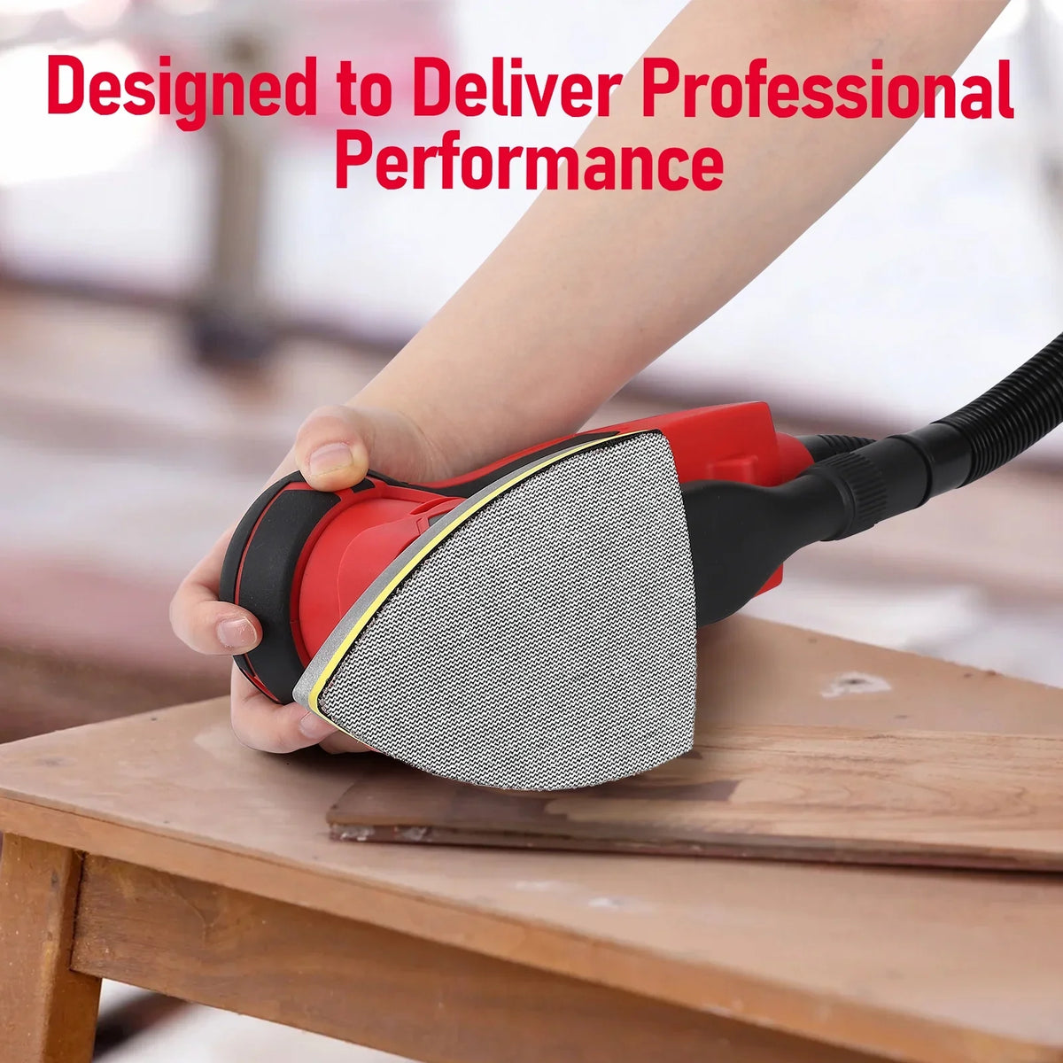 2026 NewM optimized Electric Detail Sander with 12 Sanding Paper, 350W Brushless Motor Mouse Sander, Powerful & Low Vibration, 10000 RPM, for Wood Working