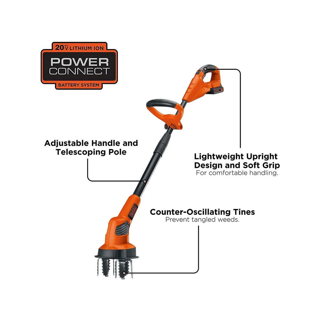 2026 NewBlack+Decker Lgc120 - 20V Max Lithium Garden Cultivator