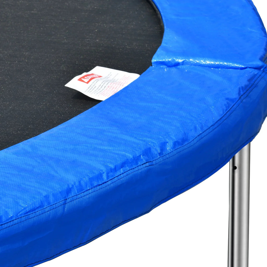 2026 New14FT Outdoor Trampoline with Safety Enclosure, Steel Tube Frame, Ladder & Secure Net - Heavy Duty, Blue