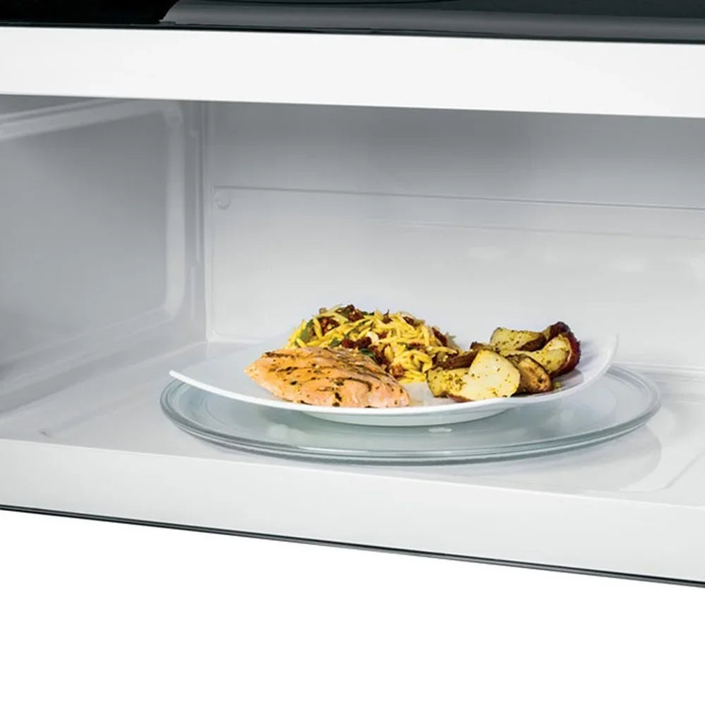 2026 NewGE JVM3160RFSS 1.6 Cu. Ft. Over-the-Range Microwave Oven Stainless Steel Bundle with Deco Chef Pair of Red Heat Resistant Oven Mitt and 3 YR CPS Enhanced Protection Pack