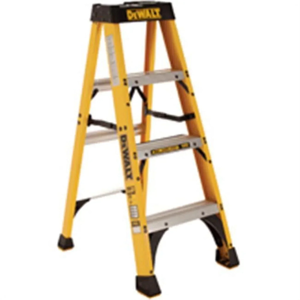 2026 NewDewalt 4-foot Fiberglass Step Ladder, Type Ia, 300-pound Load Capacity, Dxl3010-04