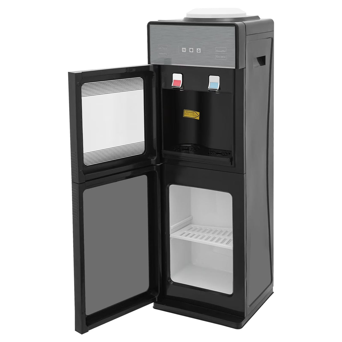 2026New YIYIBUYS Top Loading Water Dispenser 5 Gallon Freestanding Hot&Cold Water Dispenser for Office, Home, Living Room