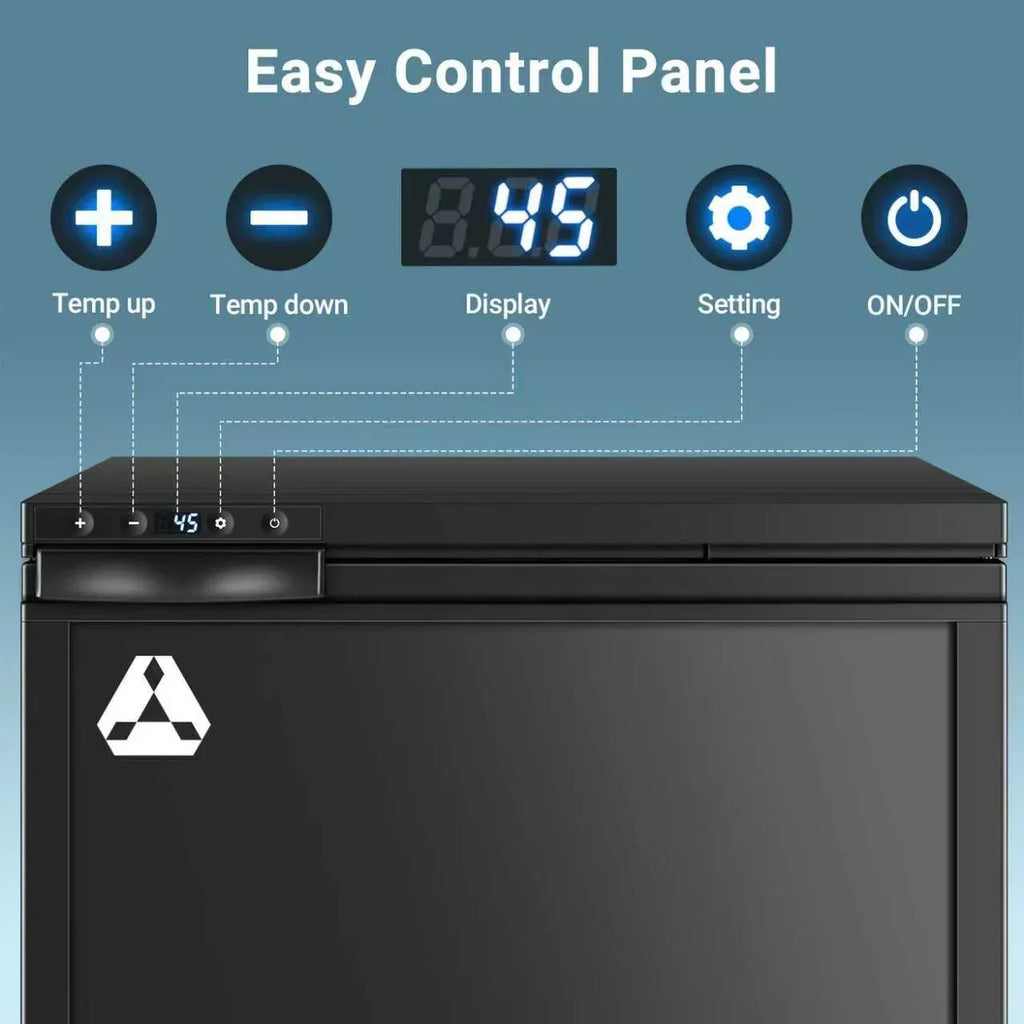 2026 NewBODEGACOOLER 12 Volt Refrigerator, RV Refrigerator APP Control, 65L(2.3cu.ft.) RV Fridge Freezer, Car Refrigerator with Lock, (4a. -46a. ) Travel Compressor Cooler 12/24V DC for Truck, RV, Camping