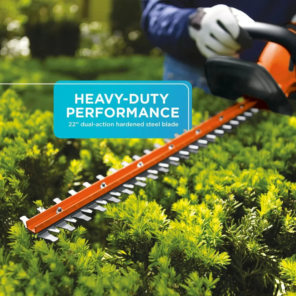 2026 NewBLACK+DECKER 20V Cordless Hedge Trimmer, 22-Inch, 1.5Ah, Battery and Charger Included